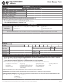 Claim Review Form - Blue Cross And Blue Shield Of Texas