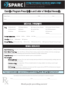 Exercise Program Prescription And Letter Of Medical Necessity Printable pdf