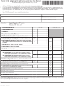 Form St-9 Virginia Retail Sales And Use Tax Return