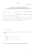 Form B-3 Notification Of Resignation/termination Of Actuary/ Auditor/ Other Independent Officer