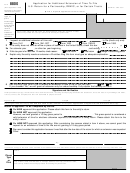 Form 8800 (rev. September 1999) - Application For Additional Extension Of Time To File U.s. Return For A Partnership, Remic, Or For Certain Trusts