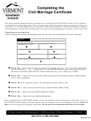 Vermont Secretary Of State - Marriage Checklist Template