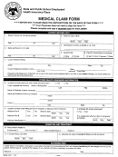 Form Bcbs 13007 - State And Public School Employees Medical Claim Form