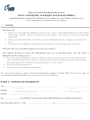 Form Fmla-hr2a - Notice Of Eligibility And Rights And Responsibilities - State Of Connecticut Human Resources