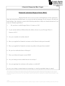 Financial Assistance Request Form (Brief) Printable pdf