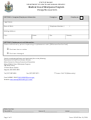 Change/re-issue Form - State Of Maine Department Of Health And Human Services