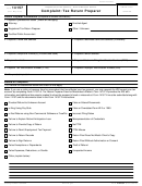 Form 14157 (2012) Complaint: Tax Return Preparer