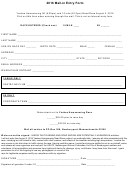 Mail-in Entry Form - Yankee Homecoming 10m & 5k