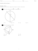 Multiple Choice Math Worksheet Printable pdf