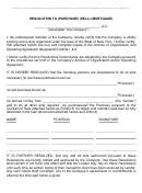 Llc Resolution To (purchase) (sell) (mortgage) Form
