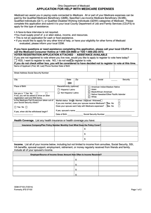 Top 5 Ohio Medicaid Forms And Templates Free To Download In PDF Format