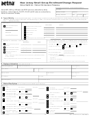 Form Nj Hint - New Jersey Enrollment/change Request - Aetna