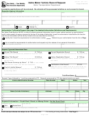 Form Itd 3374 - Idaho Motor Vehicle Record Request