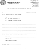 Driving Records Release Form