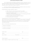 Job Shadow Request Form
