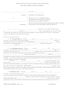 Affidavit Of Service - Circuit Court Of The State Of Oregon