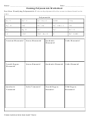 Naming Polynomials Worksheet - Wlpcs Upper School Printable pdf