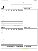 Form 1731 Employee Work Schedule And Assigned Tasks