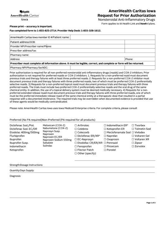 Fillable Request For Prior Authorization Form Printable Pdf Download 4452