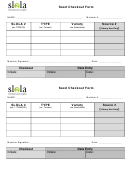 Seed Checkout Form
