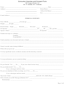Consumer Interview And Consent Form