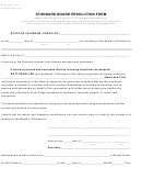 Bhsf Form Ac-2a Standard Board Resolution Form