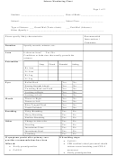 Seizure Monitoring Chart Printable pdf