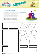 Changing Shape Worksheet - Department Of Education And Training