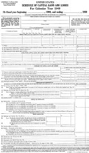 Form 1120 Schedule C - Schedule Of Capital Gains And Losses - 1949