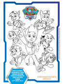 Paw Patrol Coloring Pages And Activity Sheets