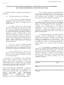 Oprpm Form 94 - Certification Regarding Debarment, Suspension, Proposed Debarment, And Other Responsibility Matters (may 1989)
