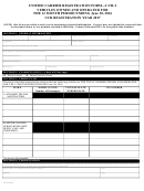 Form Ucr-2 - Unified Carrier Registration Form With Instructions