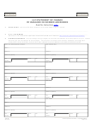 Form L021.001 - Llc Statement Form Of Change Of Manager Or Member Addresses - 2010