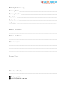 Cemetery Research Log Template
