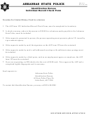 Asp-122 - Individual Record Check Form Printable pdf