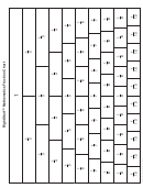 1/10 Fraction Grid Template With Labels