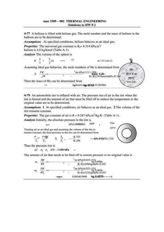 Thermal Engineering Printable pdf
