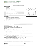 Breast Mri Questionnaire Printable pdf
