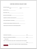 Overtime Approval Request Form