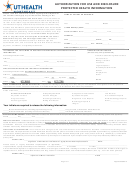Authorization For Use And Disclosure Protected Health Information Form