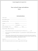 Sample Bagged Lunch Request Form