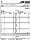 Hourly Professional Personnel Time Report - New York