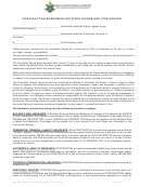 Construction Agreement Between Owner And Contractor