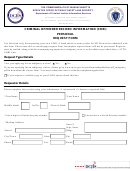 Fillable Criminal Offender Record Information (Cori) Personal Request Form Printable pdf