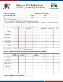 Local Pta Unit Participation Form