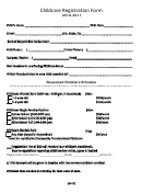 Childcare Registration Form