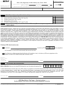 Fillable Form 8879-F - 2013 Irs E-File Signature Authorization For Form 1041 Printable pdf