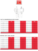 Omp Swport Suit & Underwear Size Chart