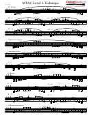 Mtac Level 6 Technique (Scale Sheet) Printable pdf