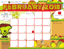 February 2018 Calendar Template